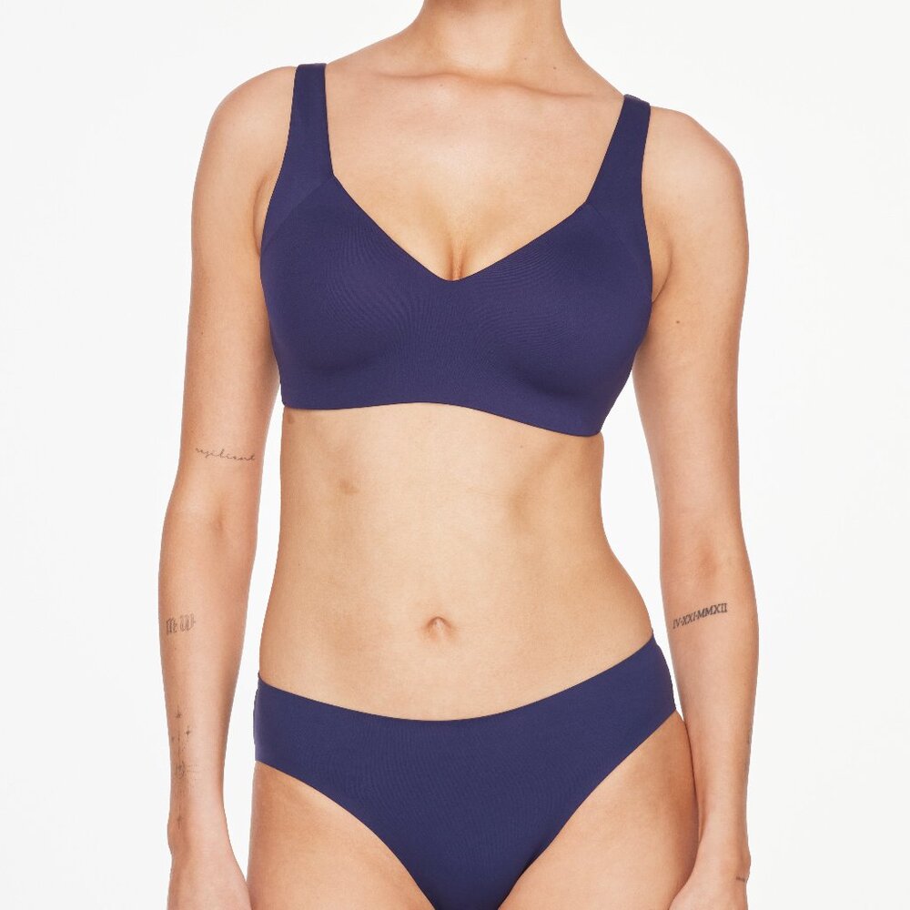 ThirdLove ComfortStretch Smoothing Wireless Bra Size LGnavy / LG